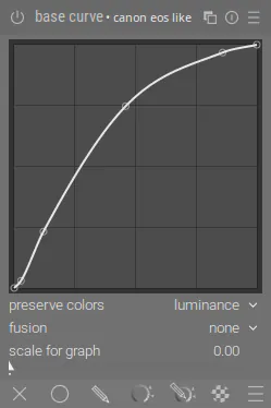 Модуль «base curve»