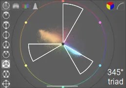 Модуль «scopes» / вектороскоп (триада)