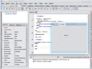 Скриншот IDE Lazarus